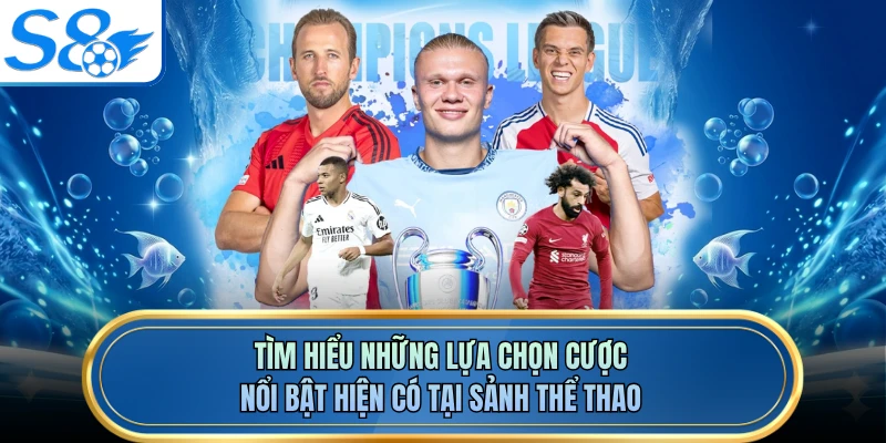 Tìm hiểu những lựa chọn cược nổi bật hiện có tại sảnh thể thao